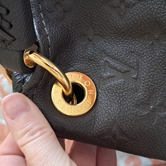 Louis Vuitton Artsy MM chocolate brown empreinte - Picture 2 of 16